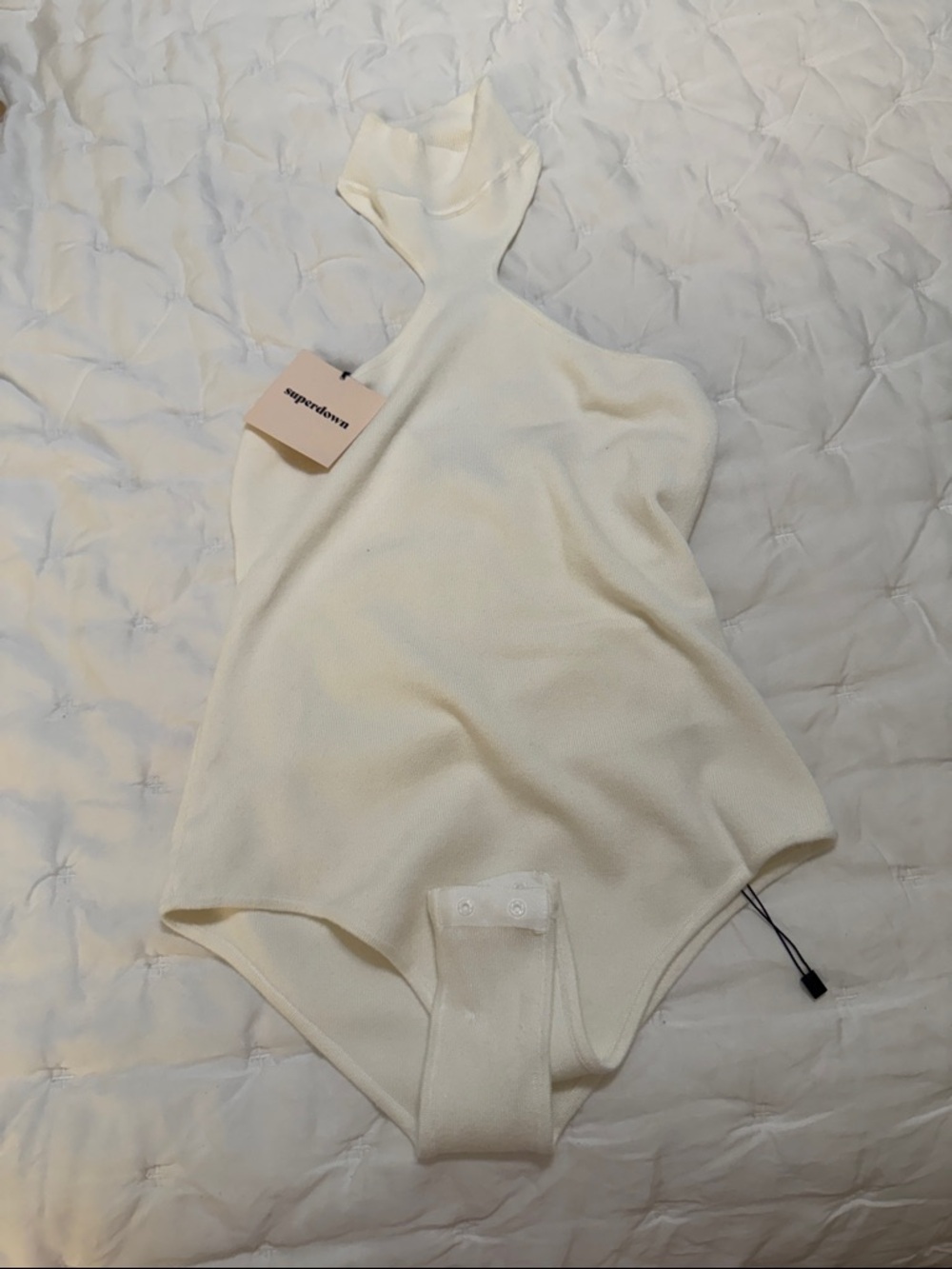 Superdown NWT Halter Bodysuit